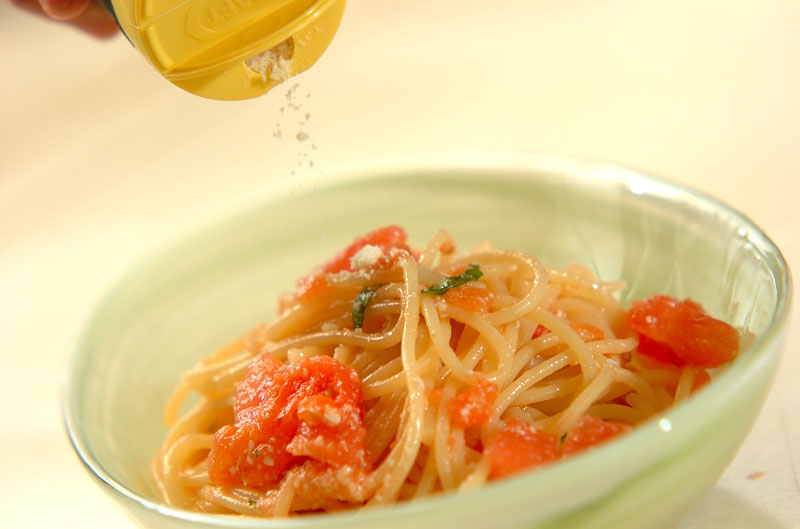 冷製トマトパスタの作り方4