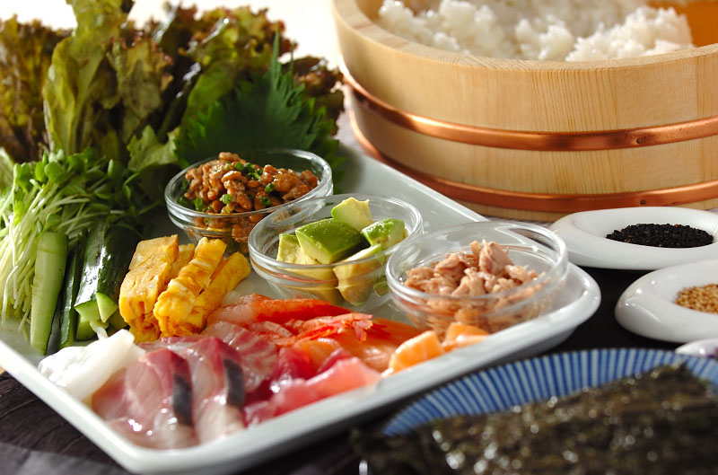 色々手巻き寿司 レシピ 作り方 E レシピ 料理のプロが作る簡単レシピ