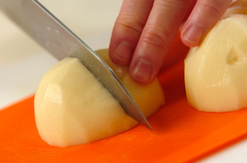 シンプルジャガバターの下準備1