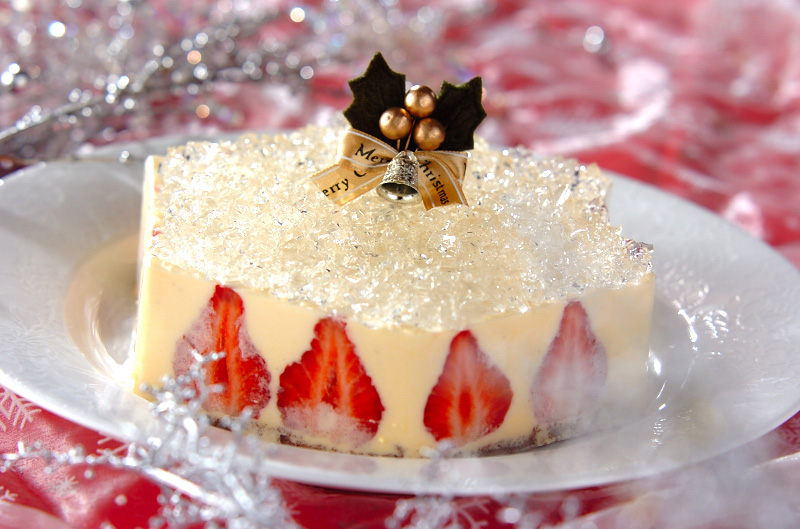 ホワイトクリスマスケーキ レシピ 作り方 E レシピ 料理のプロが作る簡単レシピ