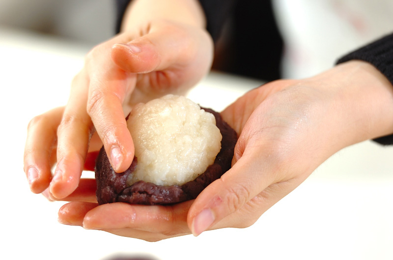 材料２つで簡単！ぼたもち（おはぎ）の作り方2
