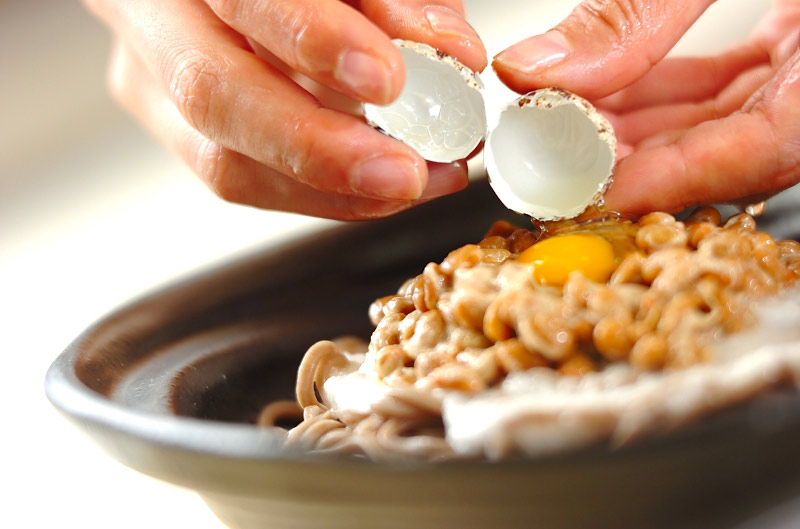 納豆そばサラダの作り方の手順6