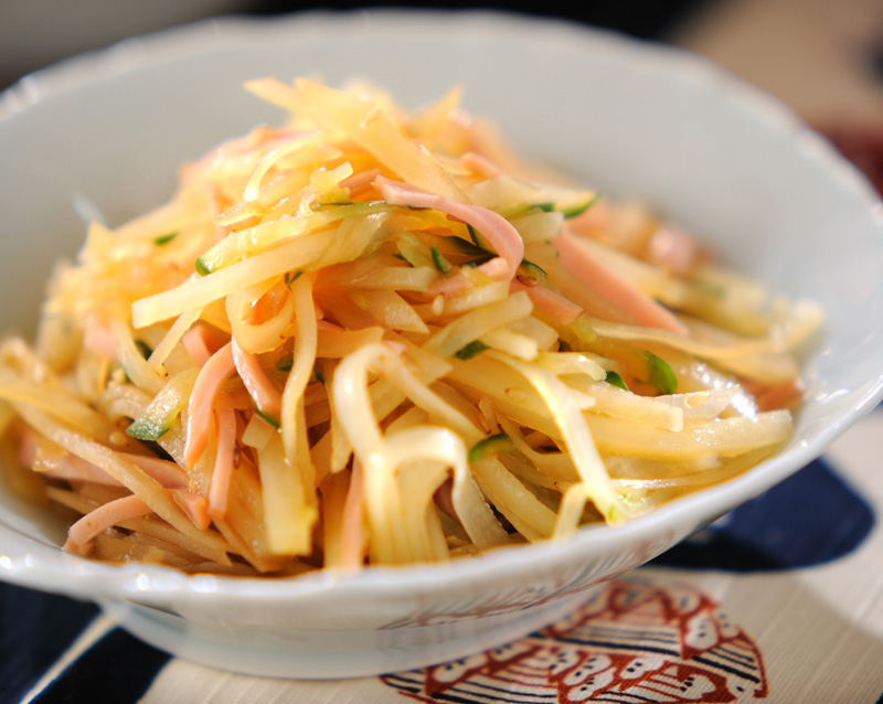 ジャガイモの中華サラダ 副菜 レシピ 作り方 E レシピ 料理のプロが作る簡単レシピ