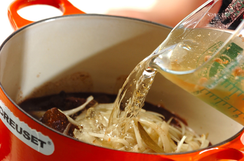 赤ワイン入りビーフカレーの作り方3