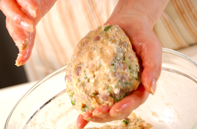 鶏照焼きハンバーグの作り方の手順7