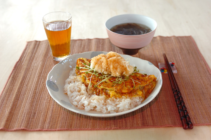 納豆卵焼き夕食 レシピ 作り方 E レシピ 料理のプロが作る簡単レシピ