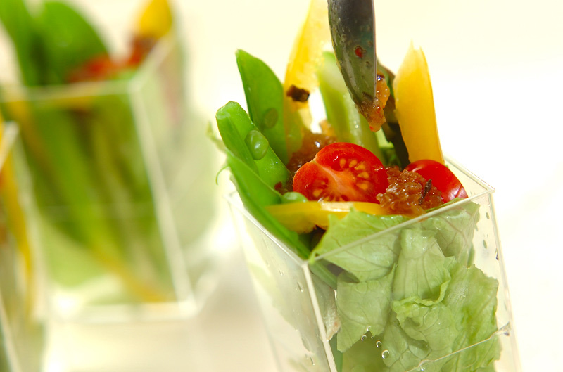 春野菜のサラダの作り方2