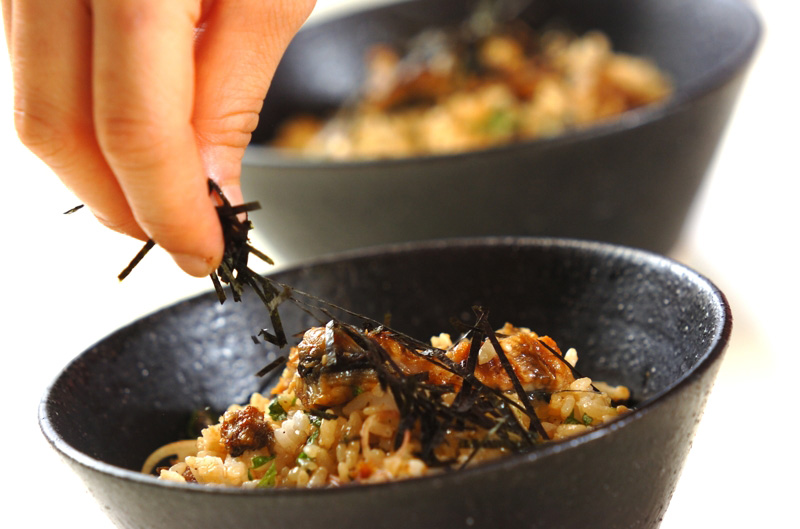 ウナギご飯の冷製トロロ茶漬けの作り方3