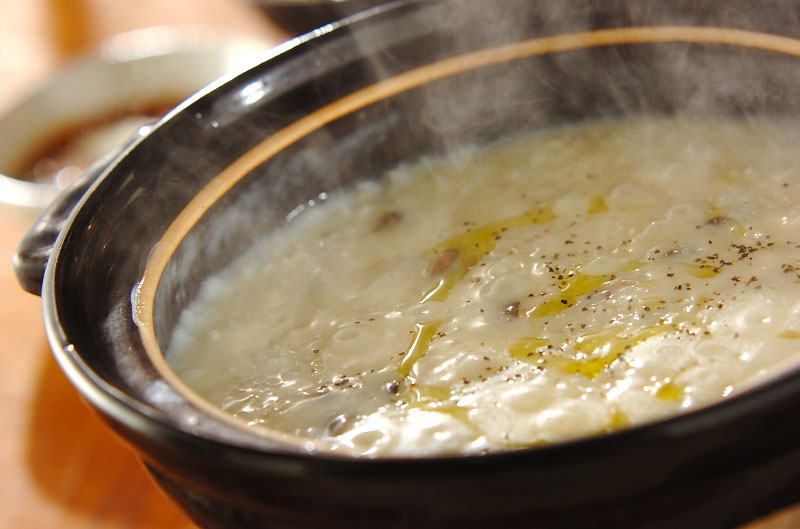 かんたん水炊き リゾット風雑炊 レシピ 作り方 E レシピ 料理のプロが作る簡単レシピ