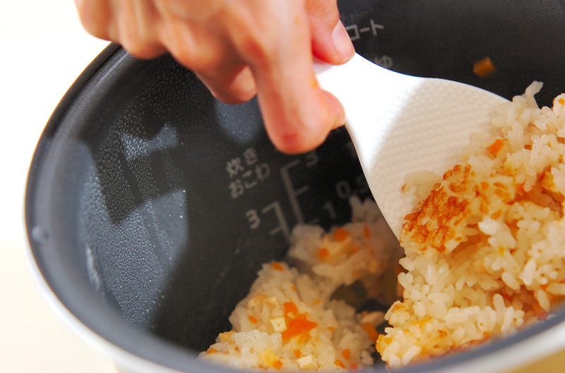 フキご飯の作り方3