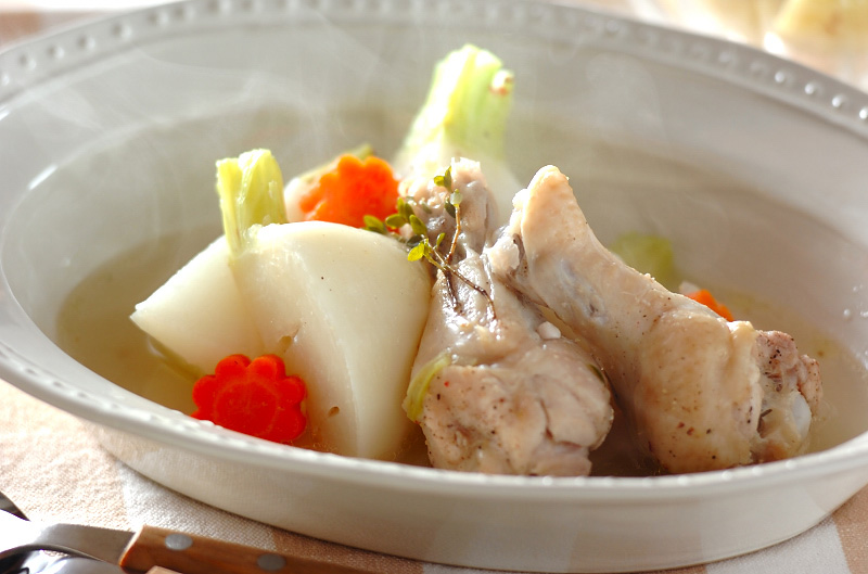 カブと鶏のポトフのレシピ 作り方 E レシピ 料理のプロが作る簡単レシピ