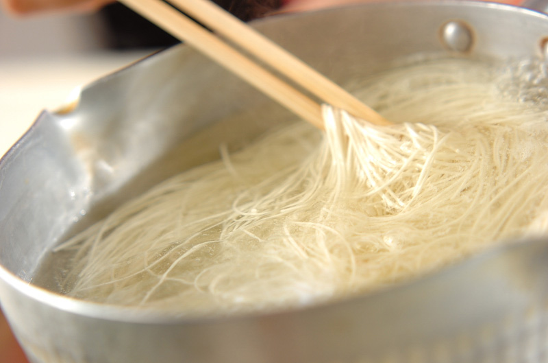 混ぜ混ぜ素麺の作り方の手順1