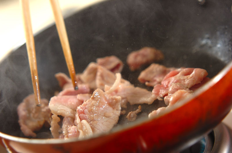 オイスターソースのニラ焼きそばの作り方の手順1
