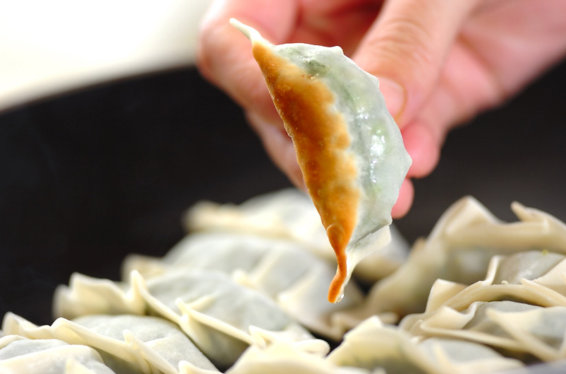ホウレン草餃子の作り方3