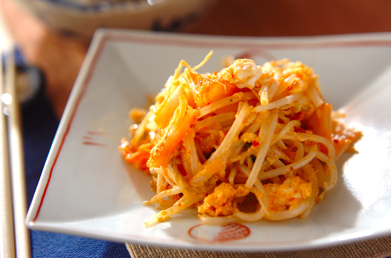 アレンジ自在なキムチ モヤシとマヨ卵炒め 簡単15分で完成レシピ
