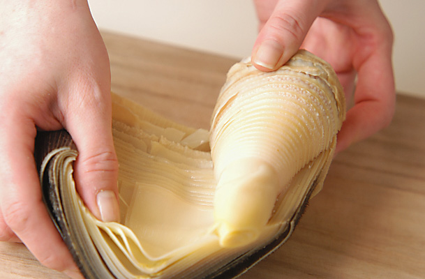 筍ご飯の下準備4