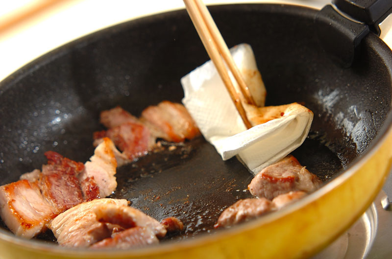 豚肉の甘辛丼の作り方3
