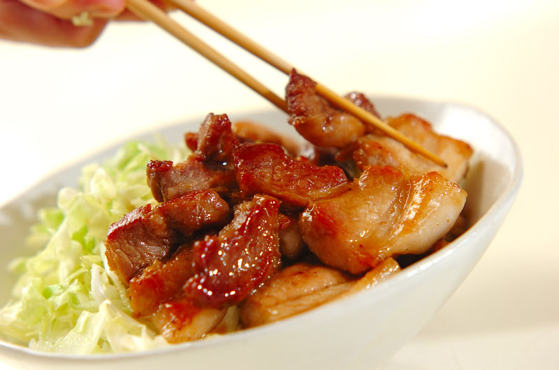 豚肉の甘辛丼の作り方4