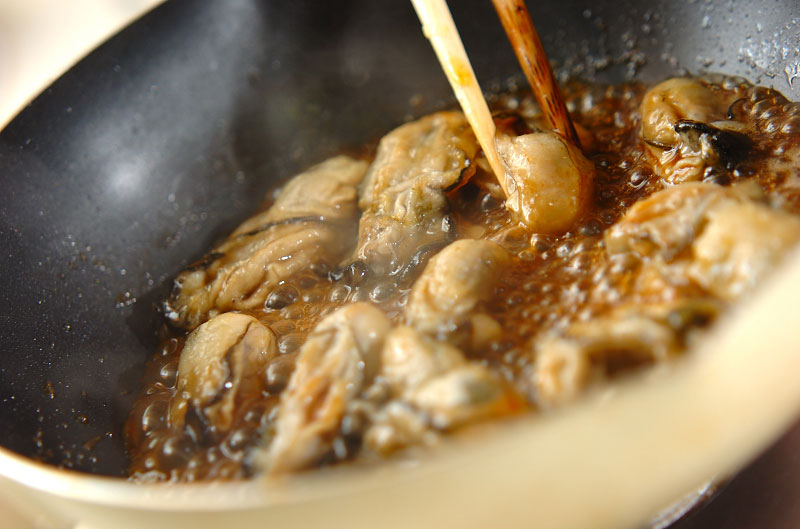 カキのバター炒めの作り方2
