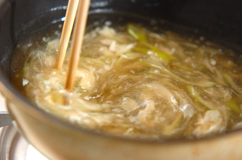 ふんわり卵白のトロトロあんかけチャーハンの作り方4