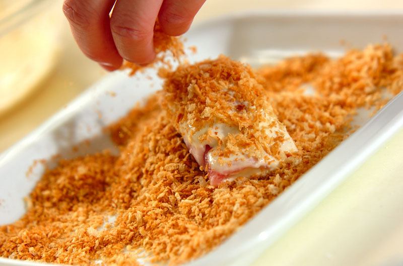 揚げないソースカツ丼の作り方の手順6