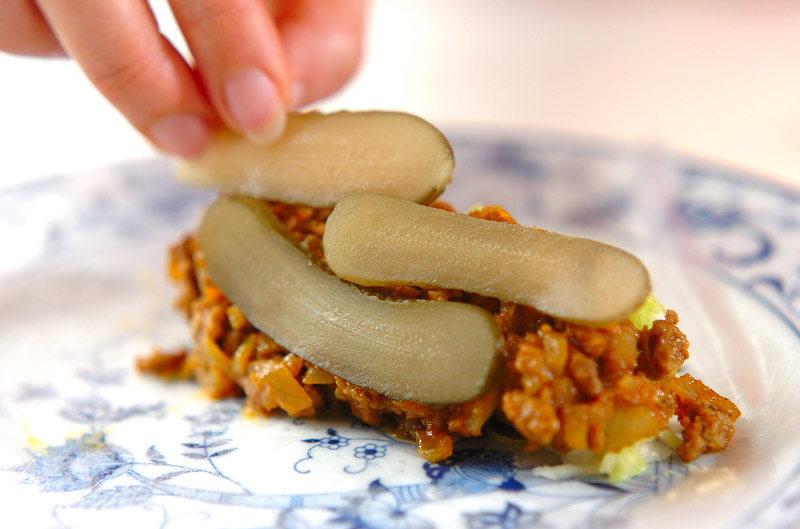 ドライカレー生春巻きの作り方の手順10