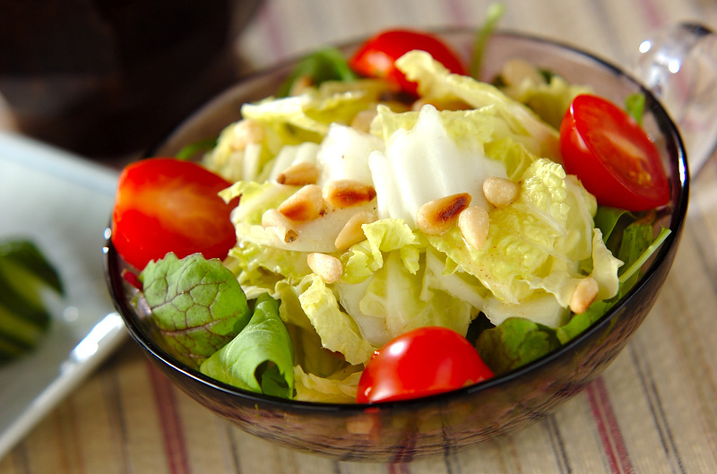 白菜のシンプルサラダ