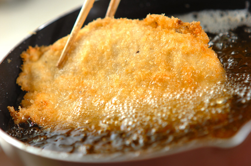 ささ身の餅サンドカツの作り方の手順6
