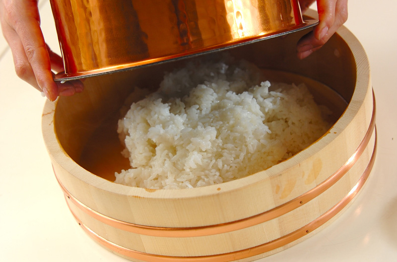 漬けカツオの手ごね寿司の作り方の手順8