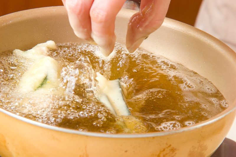 パンプキンはさみ揚げの作り方の手順3