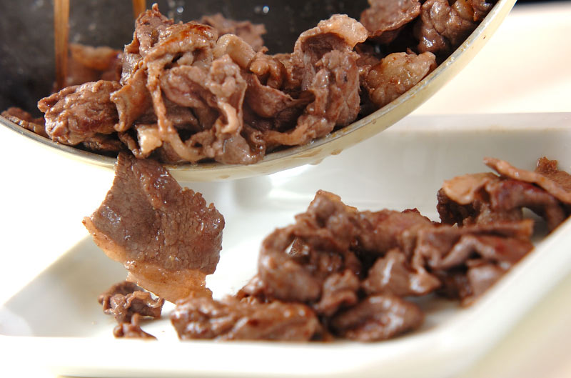 牛肉とモヤシのソース炒めの作り方の手順6