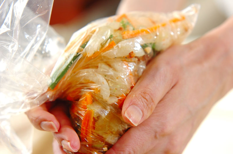 冬瓜のソムタム風サラダの作り方2