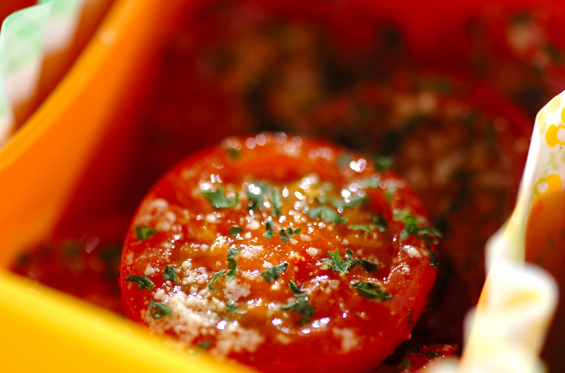ミニトマトの大量消費におすすめ 5分でできる焼きもの 簡単イタリアン