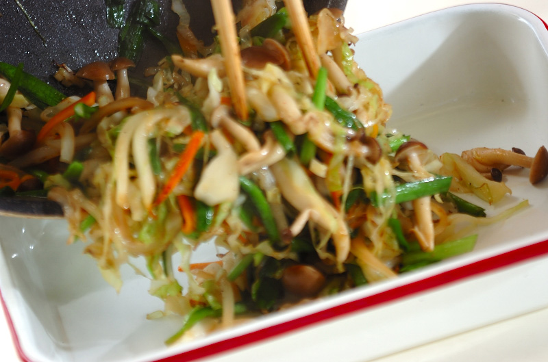 焼きビーフンの作り方2