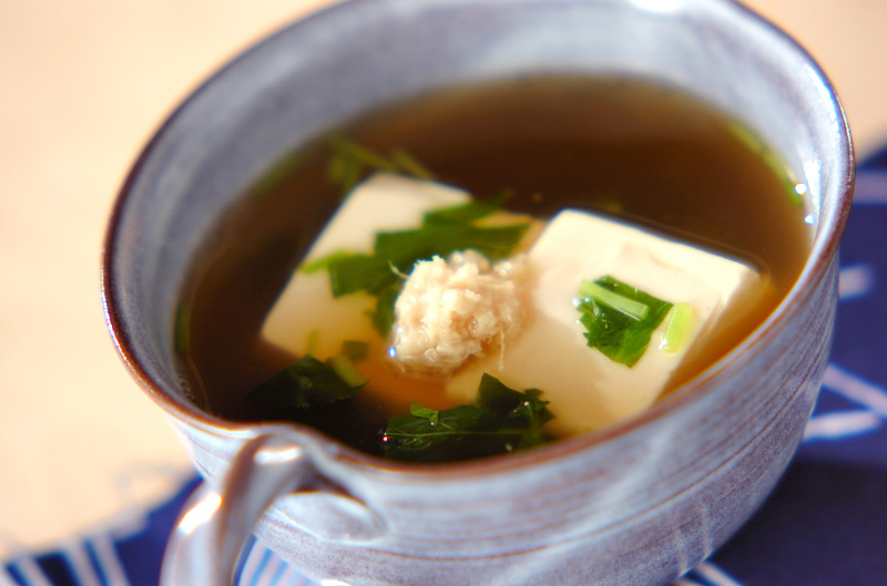 豆腐のショウガスープ