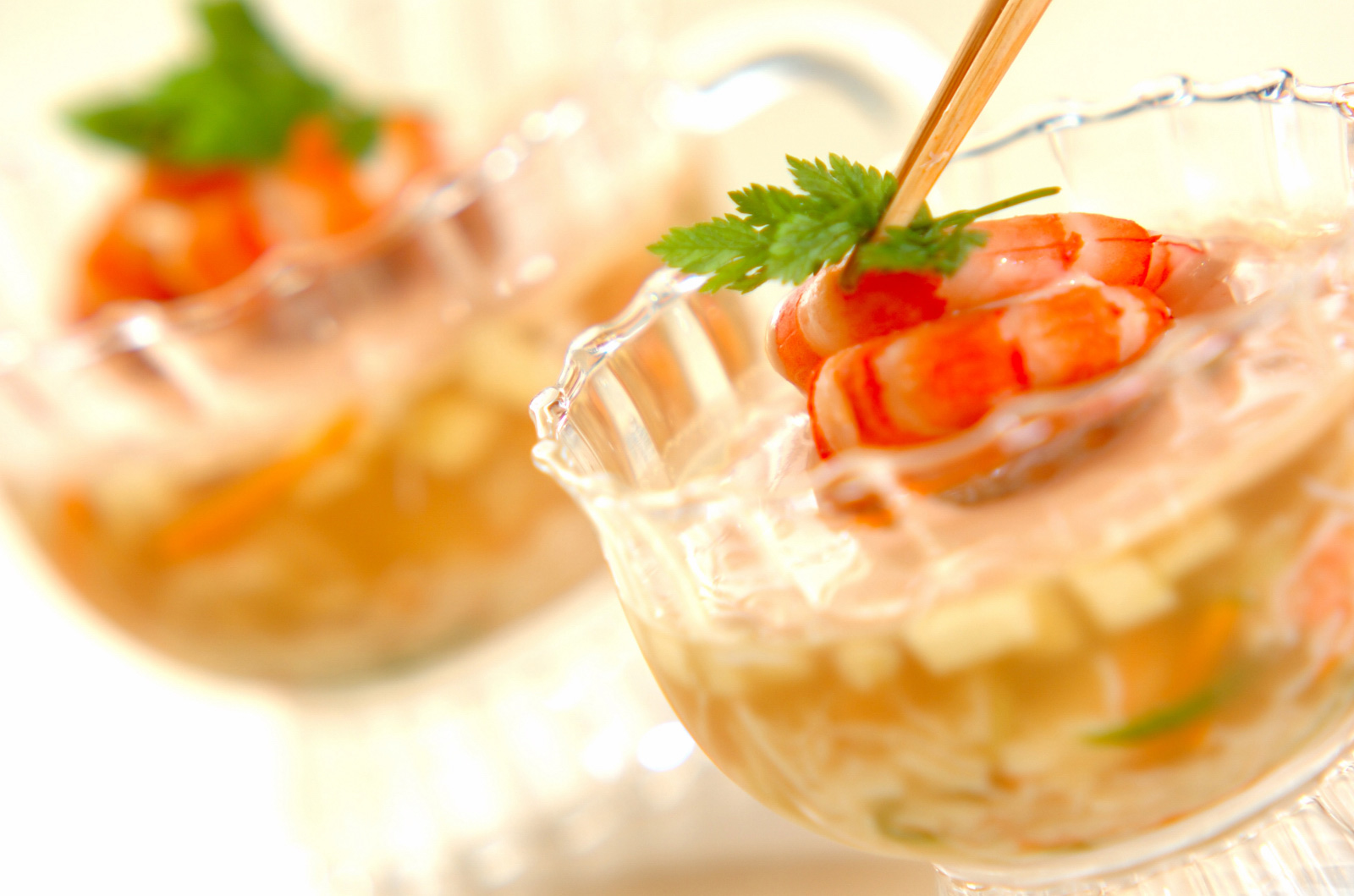 カニと野菜のゼリー寄せの作り方の手順9