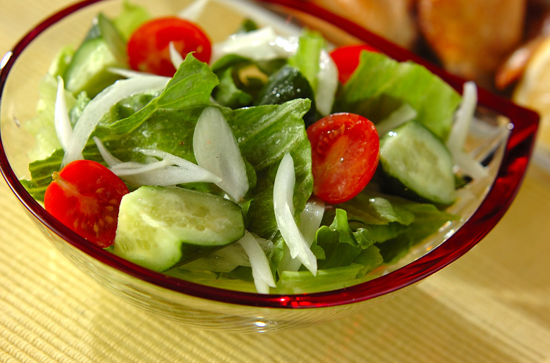 シンプルグリーンサラダ 副菜 レシピ 作り方 E レシピ 料理のプロが作る簡単レシピ
