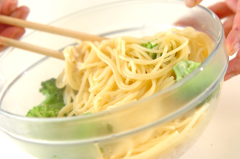 ツナクリームパスタの作り方の手順4