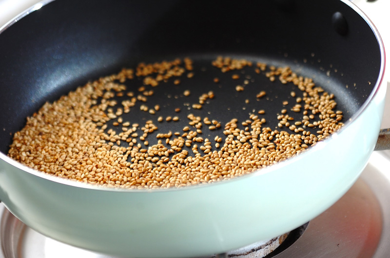 豆乳湯豆腐の下準備2