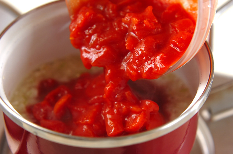 海鮮鍋～トマト鍋～チーズニョッキの作り方4