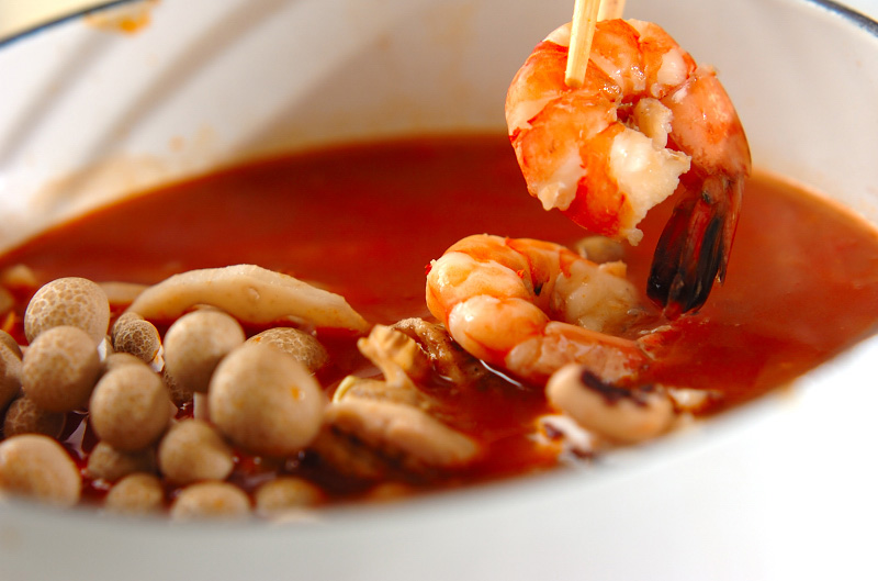 海鮮鍋～トマト鍋～チーズニョッキの作り方5