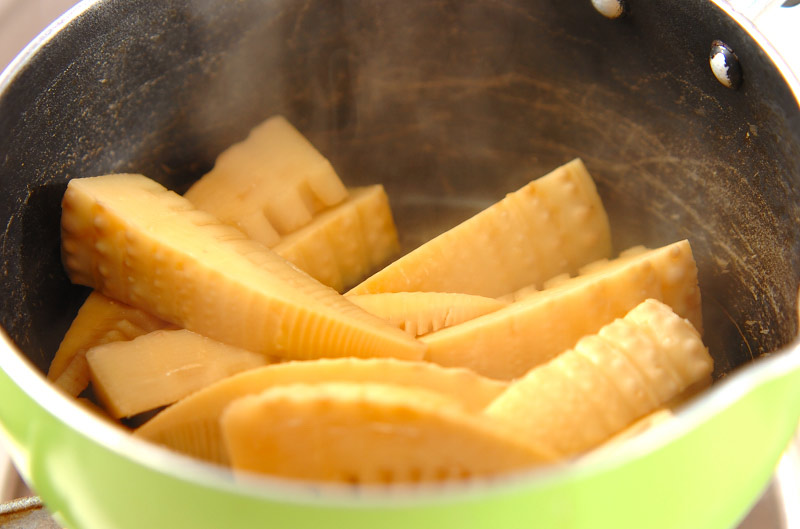 タケノコのから揚げの作り方1