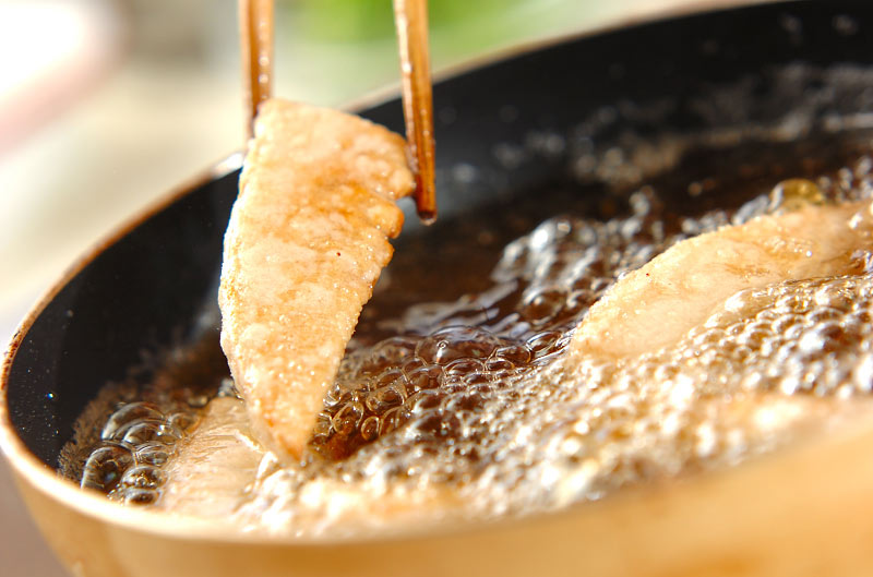 タケノコのから揚げの作り方2