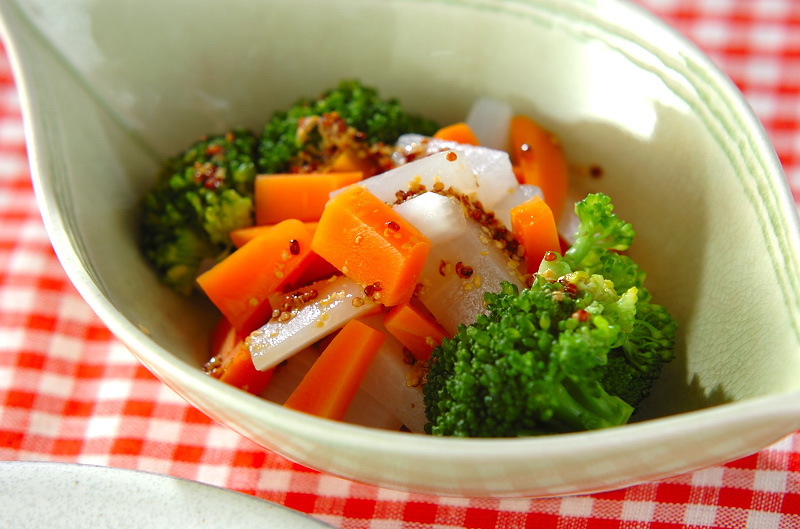 ゆで野菜のサラダ 副菜 レシピ 作り方 E レシピ 料理のプロが作る簡単レシピ