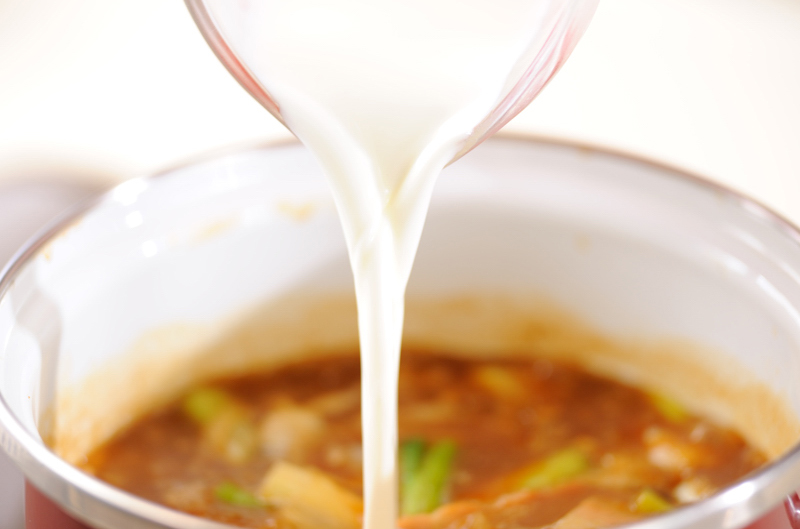 トロミカレーうどんの作り方の手順8