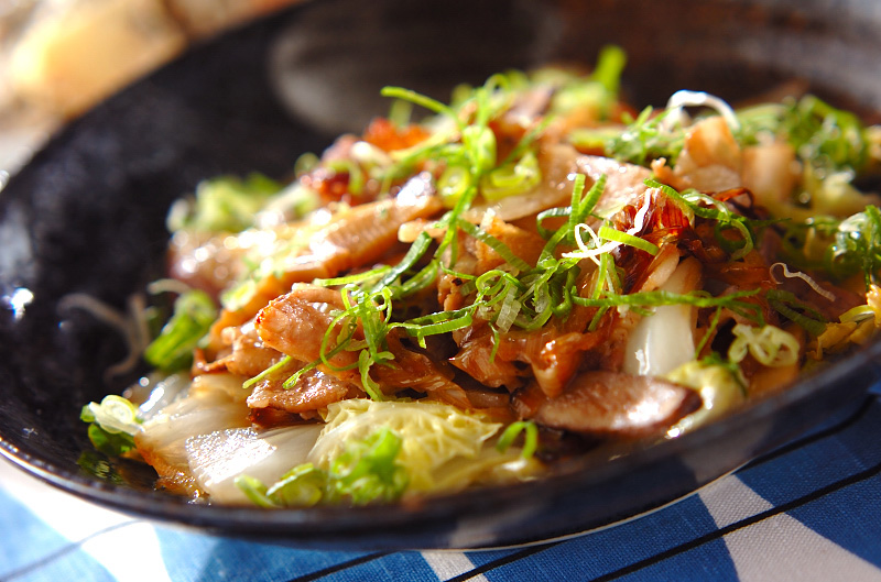 豚肉と白菜の炒め蒸し レシピ 作り方 E レシピ 料理のプロが作る簡単レシピ