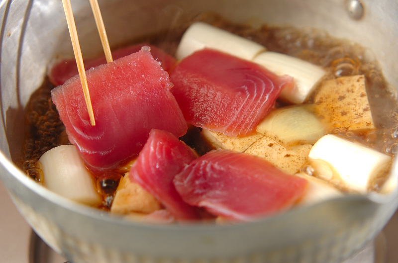 マグロと豆腐のショウガ煮の作り方の手順6