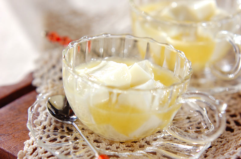 牛乳ゼリーオレンジソース レシピ 作り方 E レシピ 料理のプロが作る簡単レシピ
