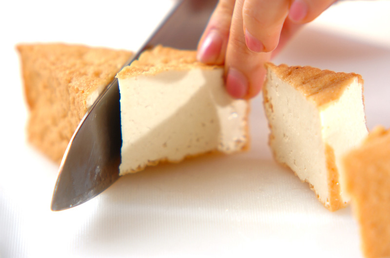 厚揚げのチリソースの作り方の手順1