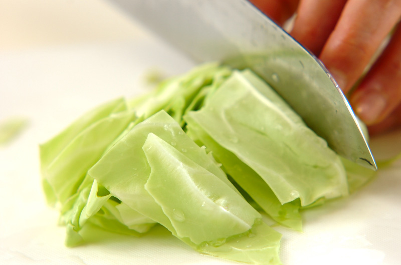 野菜のニンニク炒めの作り方の手順1